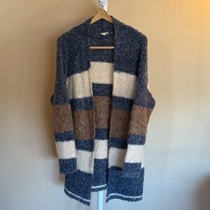 Hem & Thread Multicolor Striped Cardigan